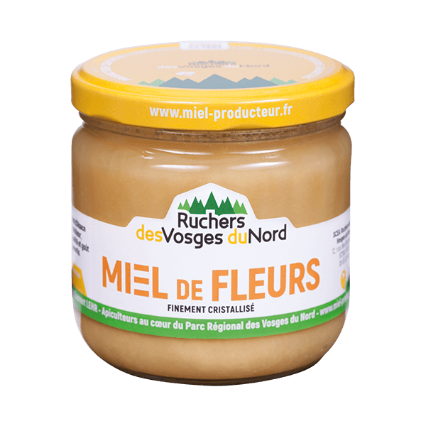 MIEL DE FLEURS FINEMENT CRISTALLISÉ 500g